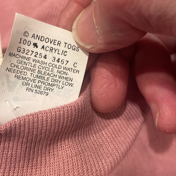 NWT & Vintage 1990s Mauve Fleece Set - Picture 4 of 4